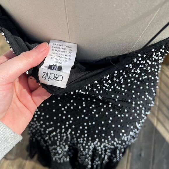 Cache Beaded Silk Fairy Dress - Picture 6 of 8